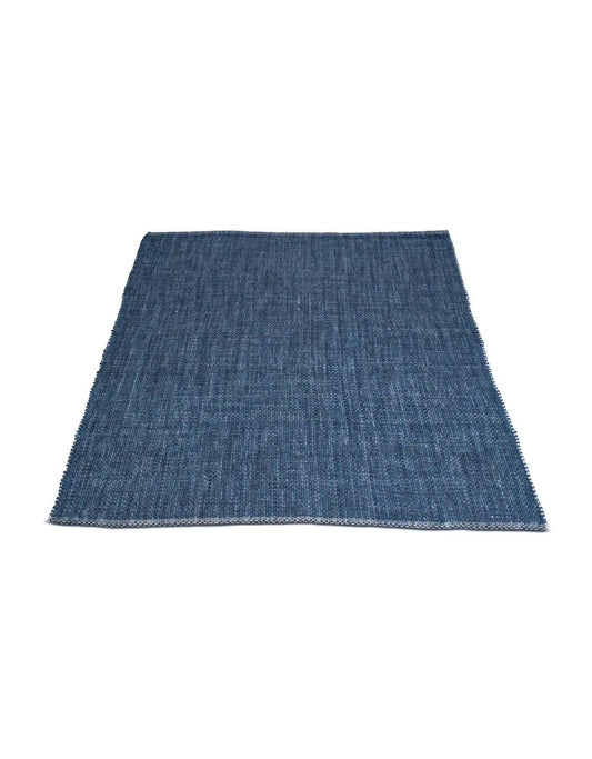 Handwoven Luxe Indigo Rug - PoshaBella