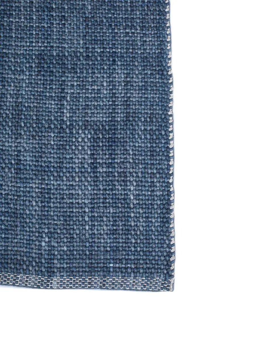 Handwoven Luxe Indigo Rug - PoshaBella