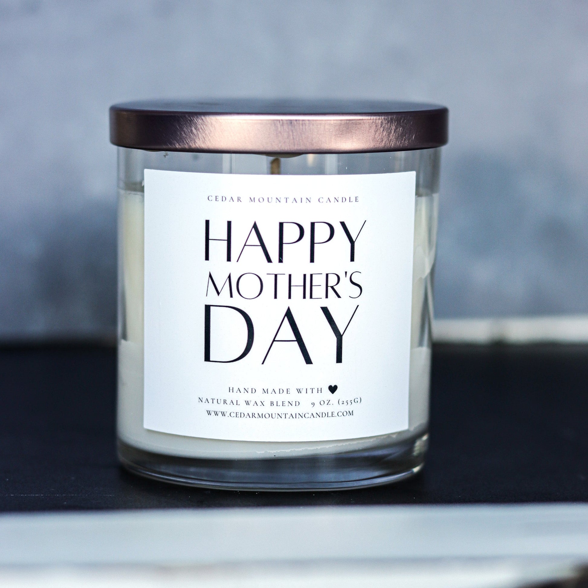 Happy Mother's Day - Mother's Day Soy Candle - 9 oz Glass Jar Candle - PoshaBella