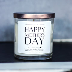 Happy Mother's Day - Mother's Day Soy Candle - 9 oz Glass Jar Candle