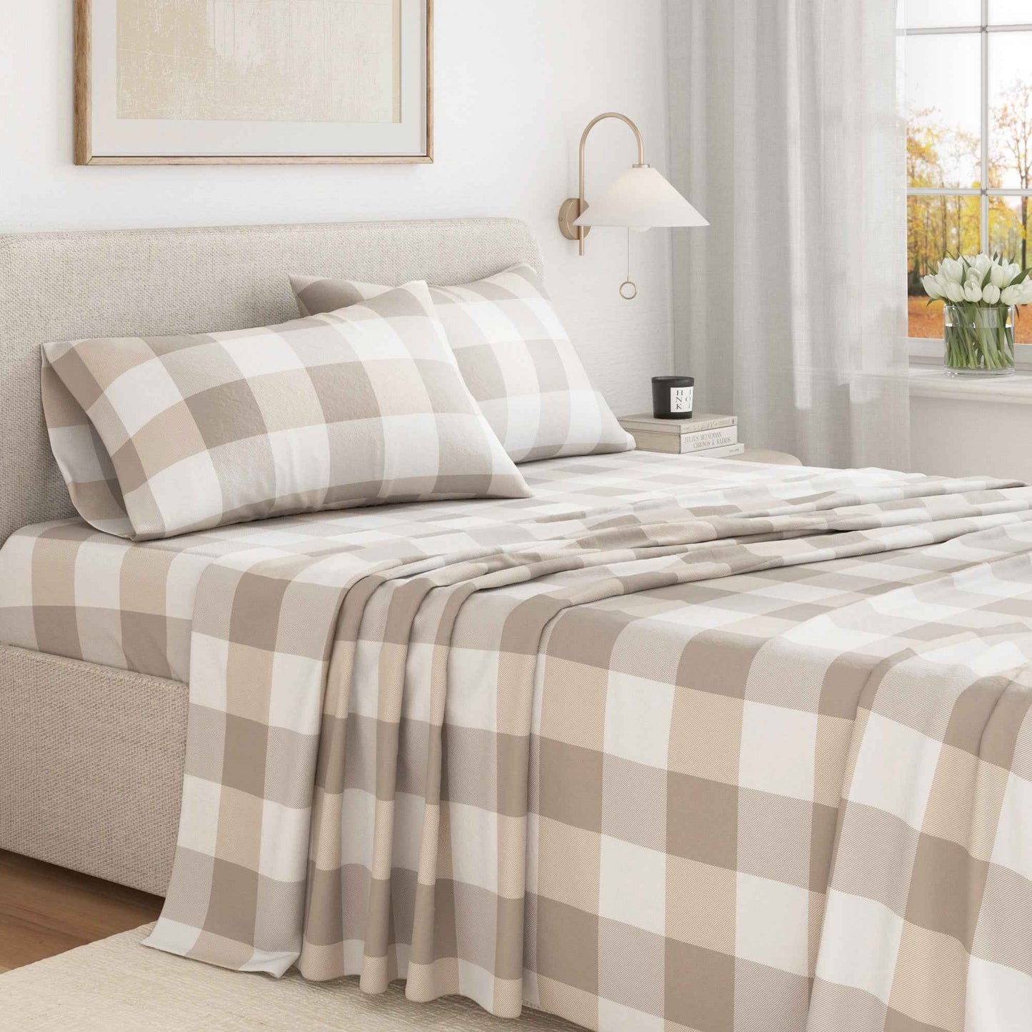 Turkish Cotton Flannel Sheet - Belle Collection