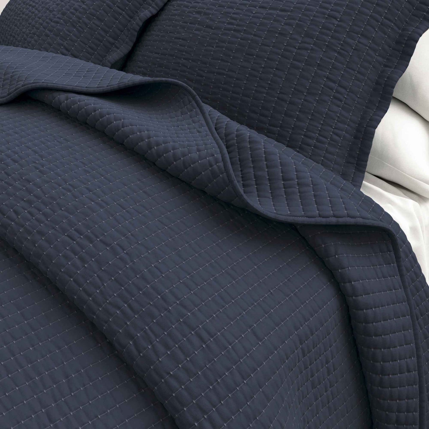 3-Piece Solid Quilt - Alicia Collection