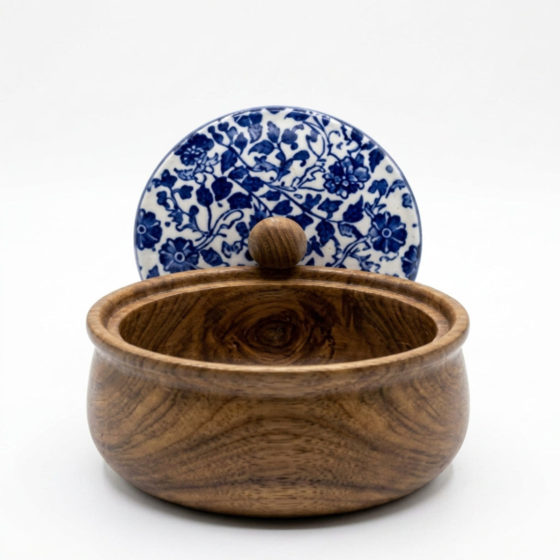 House of Avana Small Mango Wood Chapati Box