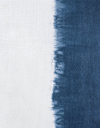 Indigo Blue Tie Dye Cotton Throw - PoshaBella
