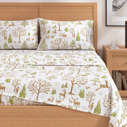 4-Piece Turkish Cotton Flannel Sheet - Lakeview Collection