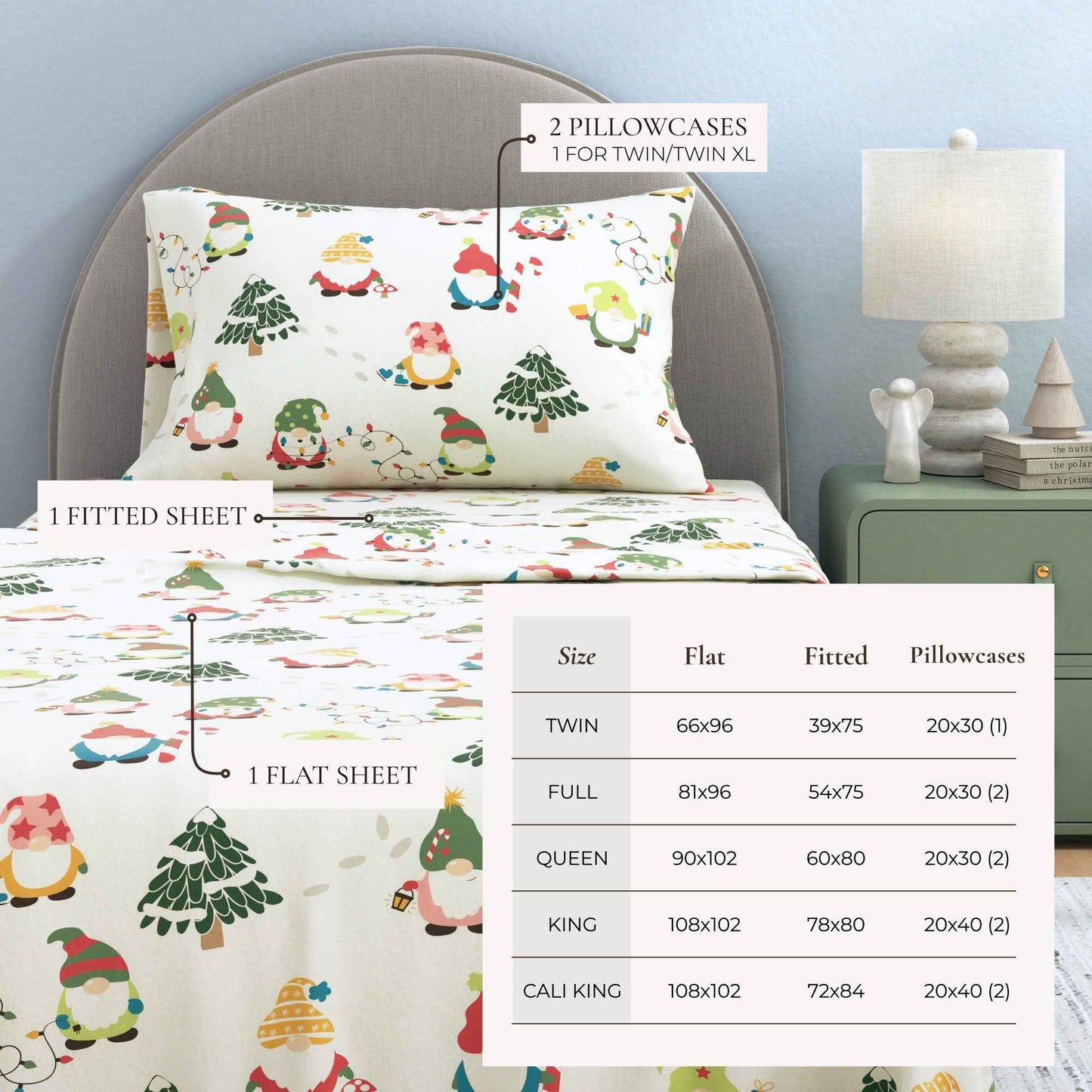 4-Piece Turkish Cotton Flannel Sheet - Whittaker Collection