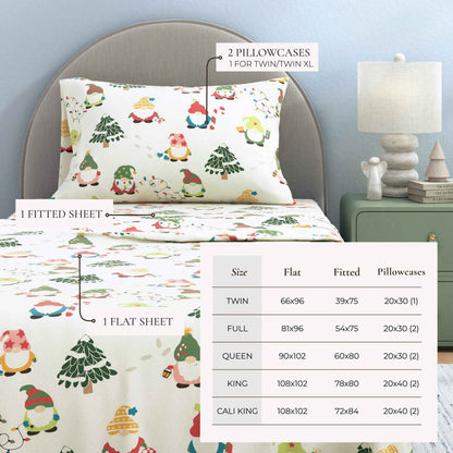 4-Piece Turkish Cotton Flannel Sheet - Whittaker Collection