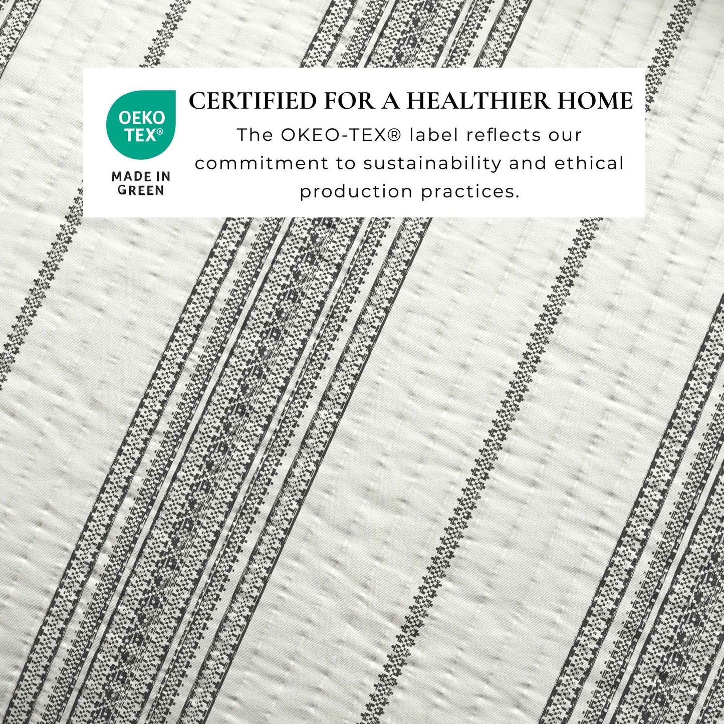 3-Piece Stripe Quilt - Wesley Collection