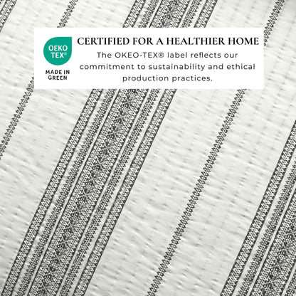3-Piece Stripe Quilt - Wesley Collection