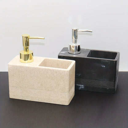 Kitchen Multi-Functional Cleaner Soap Dispenser, Manual Press Pump for Dish Soap and Sponge Storage, Dish Soap Dispenser, Dish Soap Dispenser with Sponge
