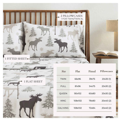 4-Piece Turkish Cotton Flannel Sheet - Stratton Collection