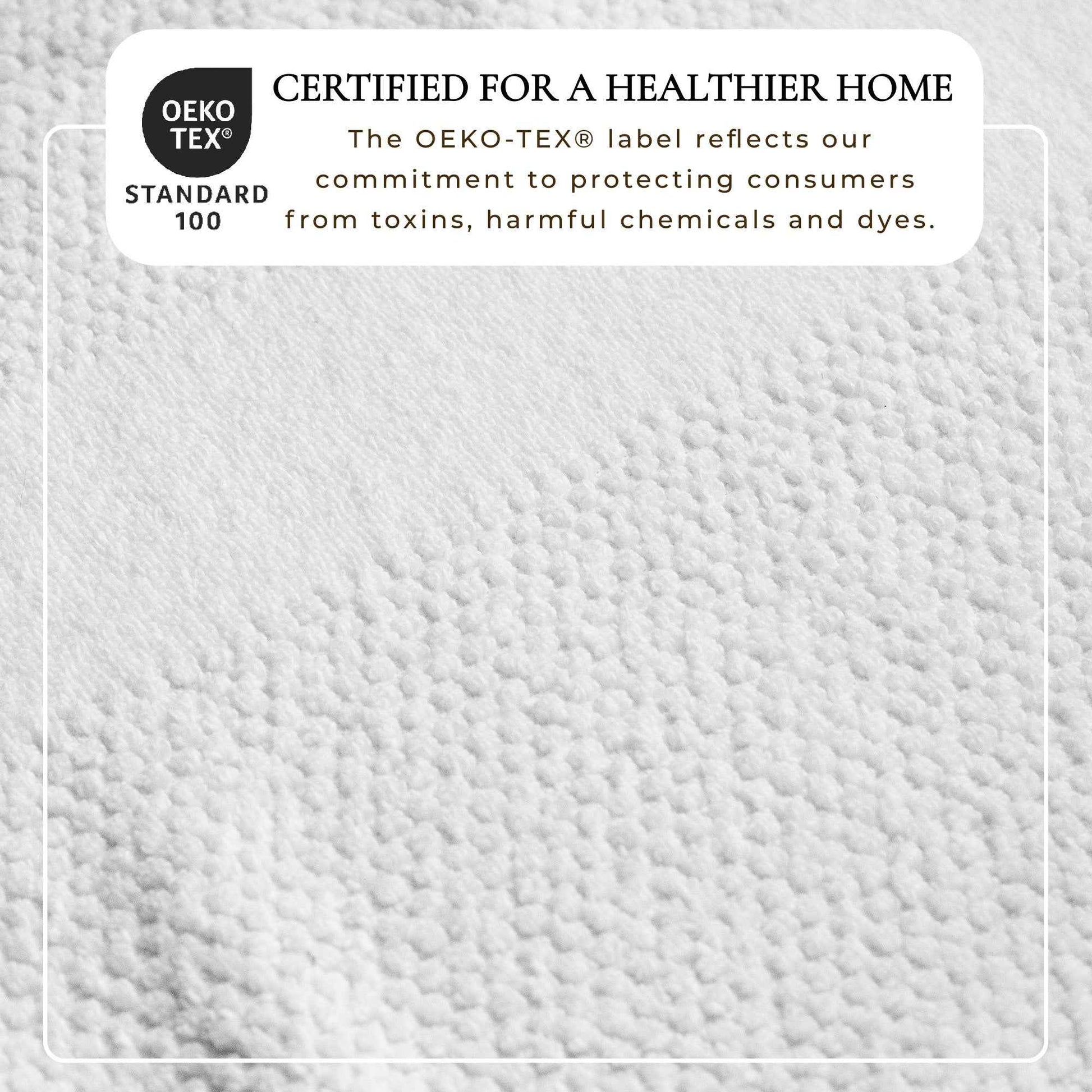 100% Cotton Woven Texture Bath Towel Set - Marbella Collection