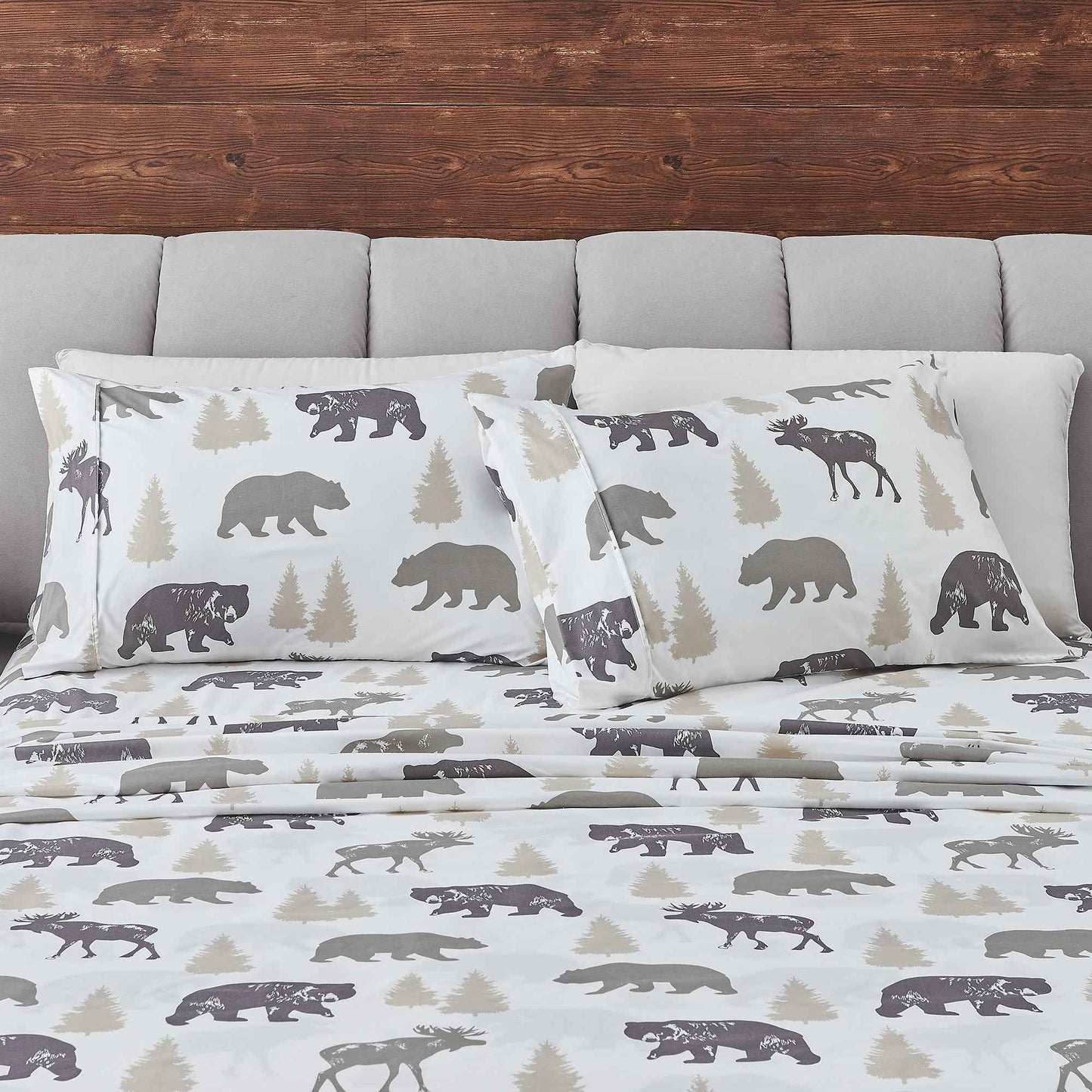 4-Piece Lodge Microfiber Sheet - Mountain Ridge Collection