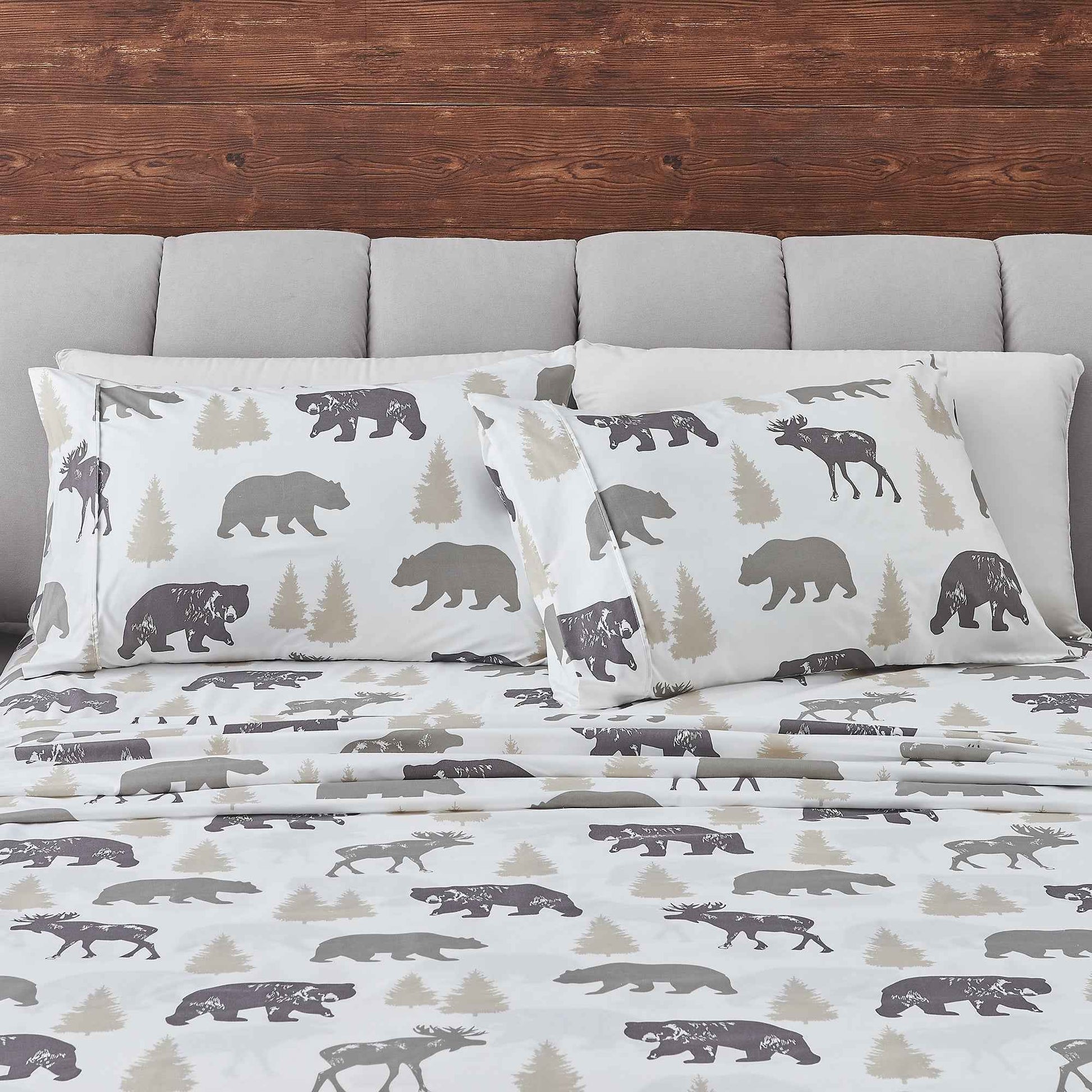 4-Piece Lodge Microfiber Sheet - Mountain Ridge Collection
