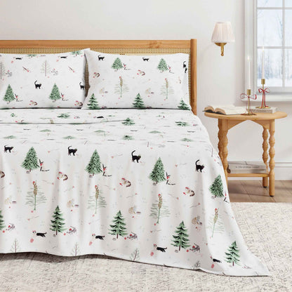 100% Turkish Cotton Flannel Sheet Sets - Boulder Collection