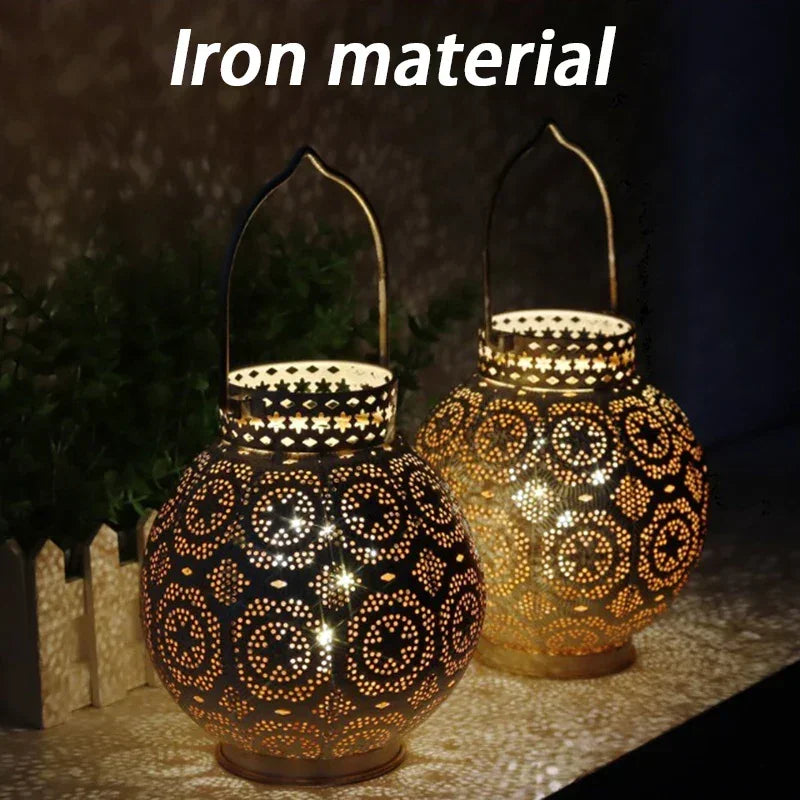 Lantern - Hollow Out Iron Metal Bedroom