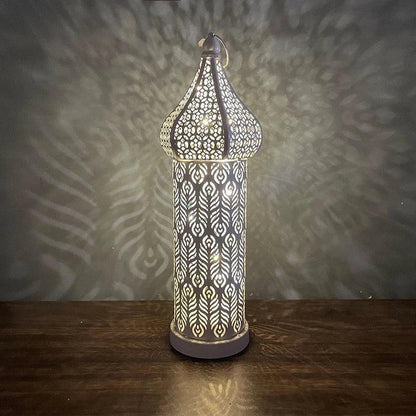 Lantern - LED Gold Wrought Iron