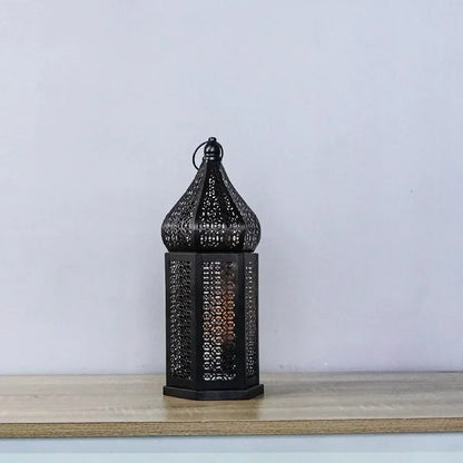 Lantern - LED Iron Moroccan Retro