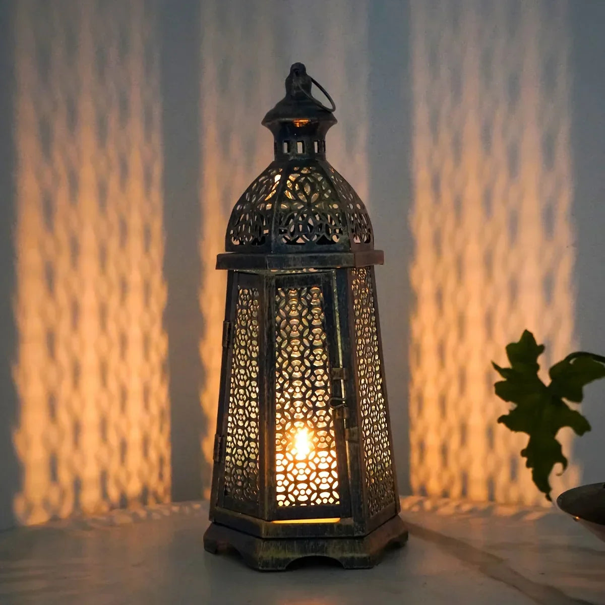 Lantern - Matte Metal Tabletop