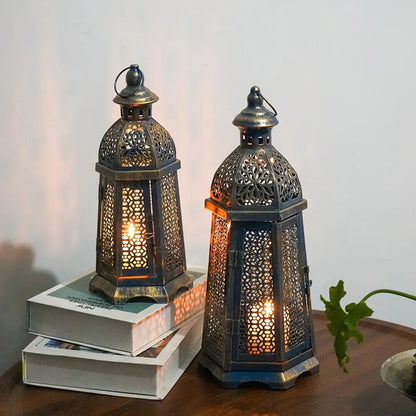 Lantern - Matte Metal Tabletop