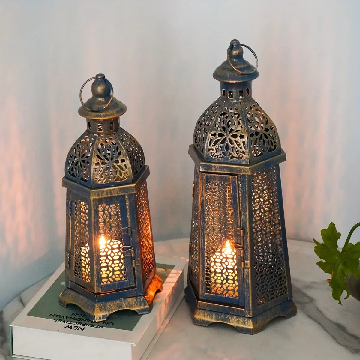 Lantern - Matte Metal Tabletop