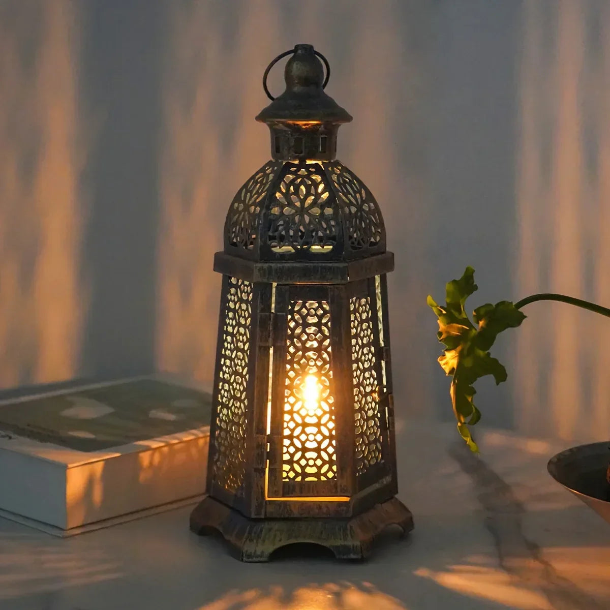 Lantern - Matte Metal Tabletop