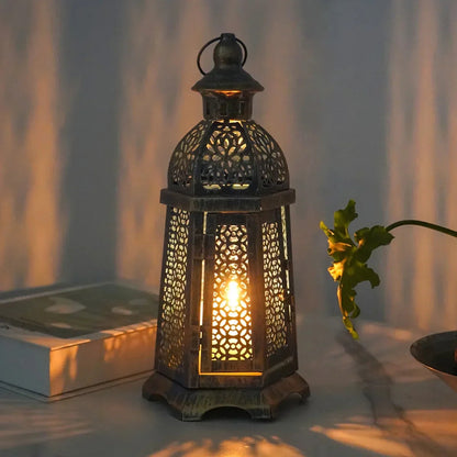 Lantern - Matte Metal Tabletop
