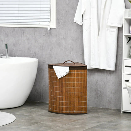 Laundry Basket - Removable Brown 38x38x57cm