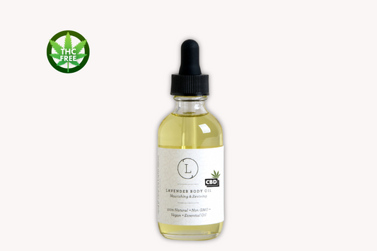CBD Lavender Body Oil – Natural Moisturizing Aromatherapy Oil