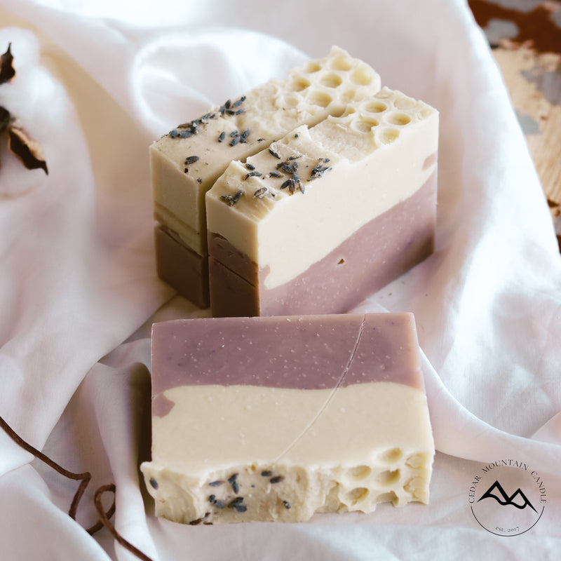 All Natural Cold Process Handmade Bar Soap - Lavender
