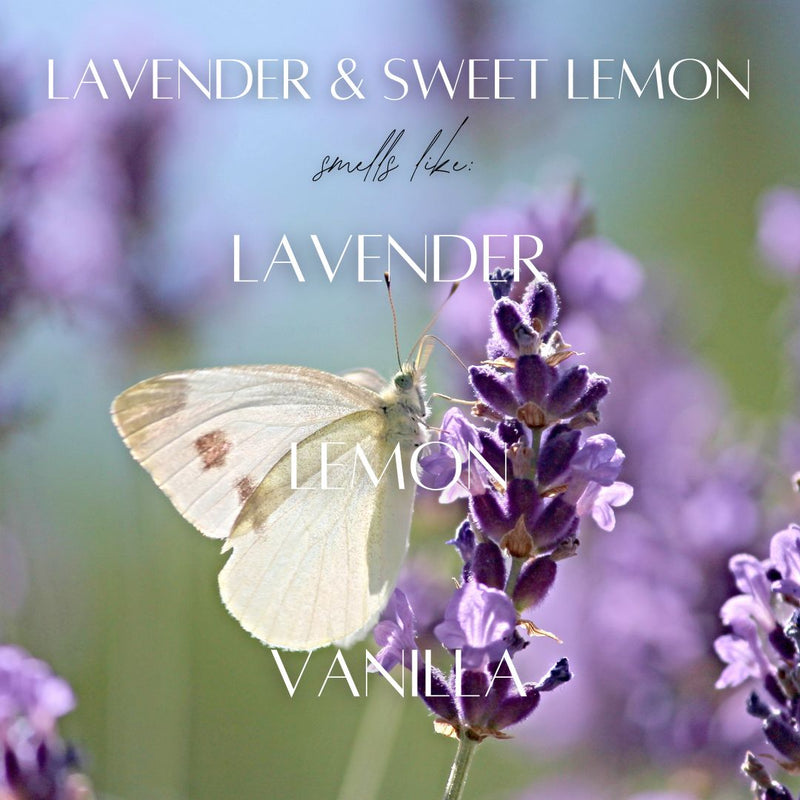 6.5 oz Mason Jar Soy Candle - Lavender & Sweet Lemon