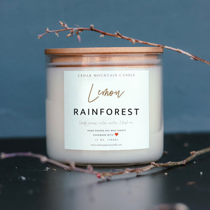 Lemon Rainforest - 3 Wick Jar Candle
