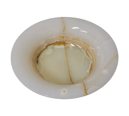Light Green Onyx 12-inch Decorative Bowl - PoshaBella