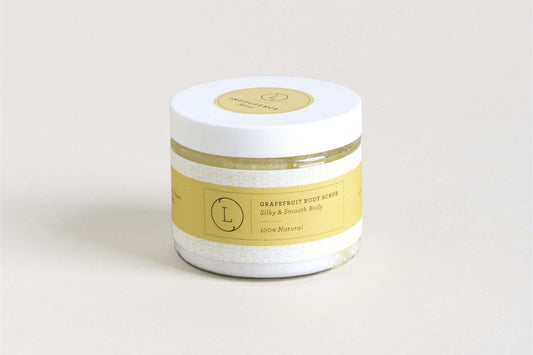 Grapefruit Body Scrub – Natural Exfoliating Salt Scrub