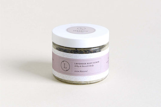 Lavender Body Scrub – Natural Exfoliating Salt Scrub