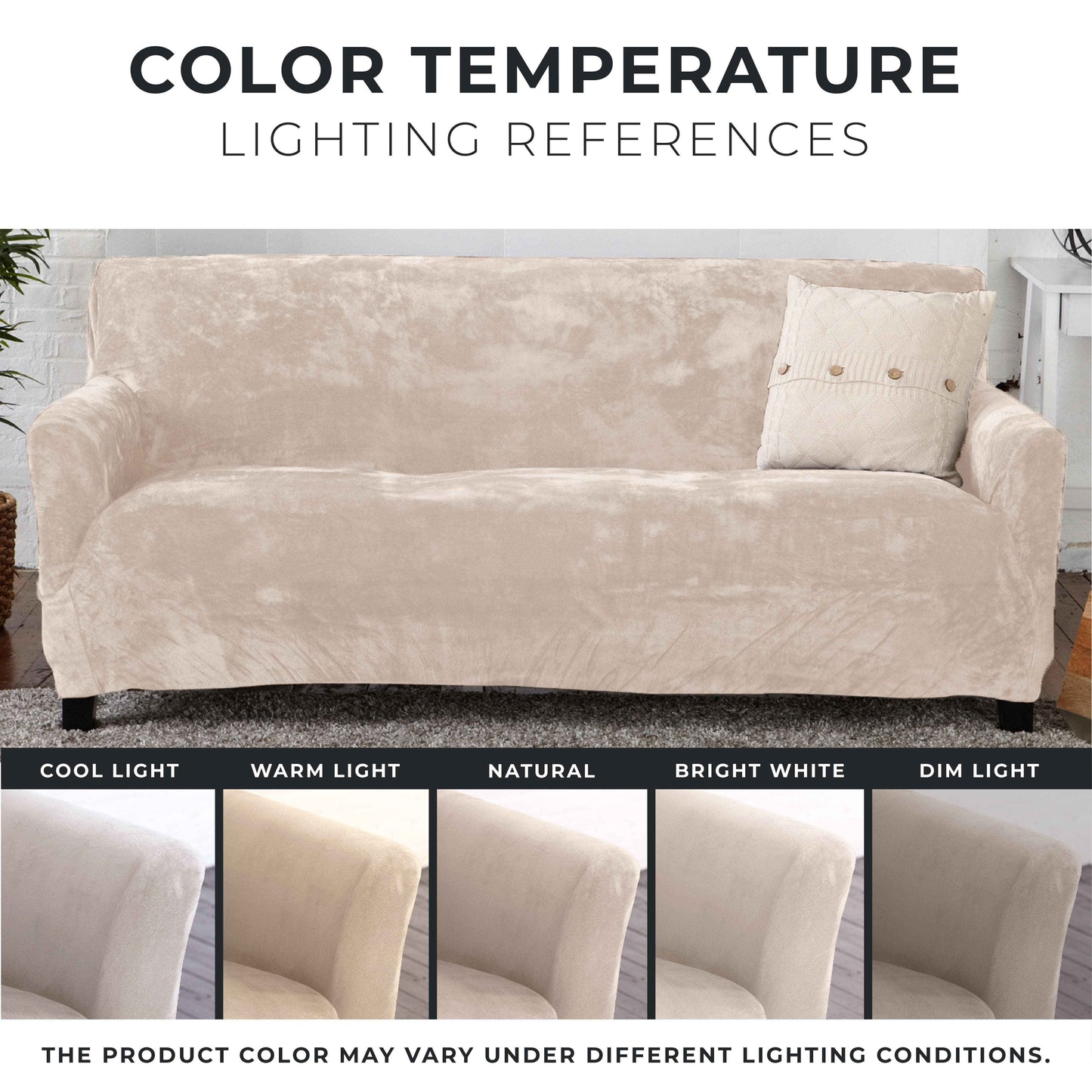 Velvet Stretch Slipcover - Gale Collection