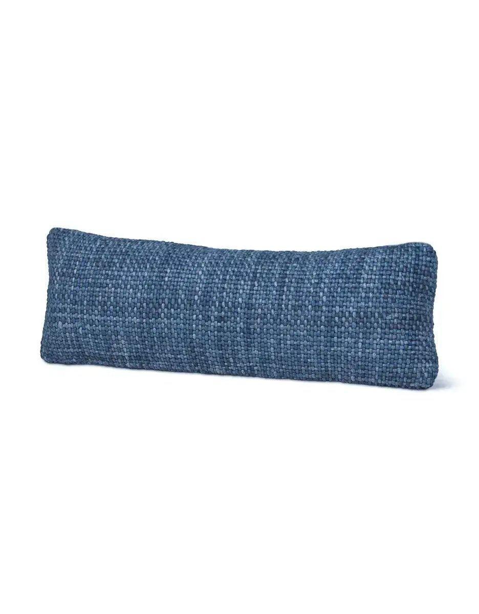Luxe Indigo Handwoven Down Alternative Pillow - PoshaBella