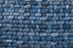 Luxe Indigo Handwoven Down Alternative Pillow