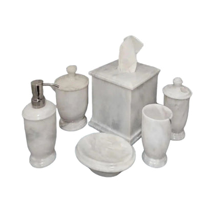Luxury White Marble Bathroom Set - PoshaBella