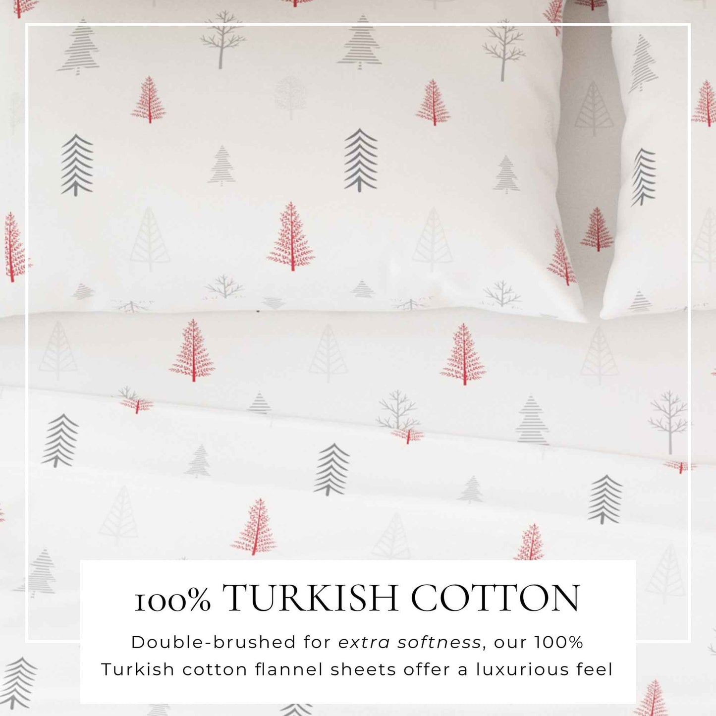100% Turkish Cotton Flannel Sheet Sets - Boulder Collection