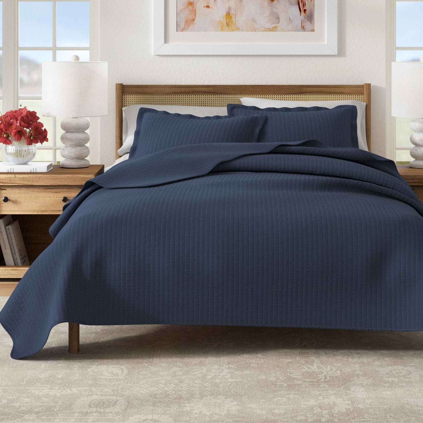 3-Piece Solid Quilt - Alicia Collection