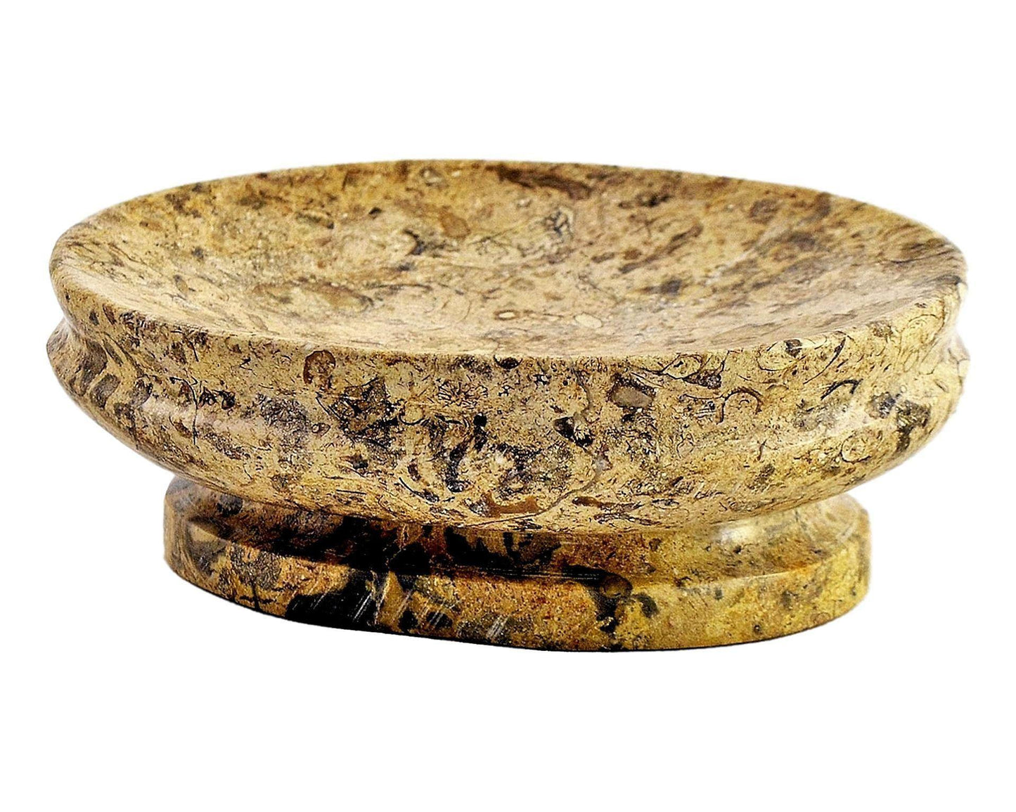 Marble Soap Dish of Fossil Stone Bathroom Accessories - PoshaBella