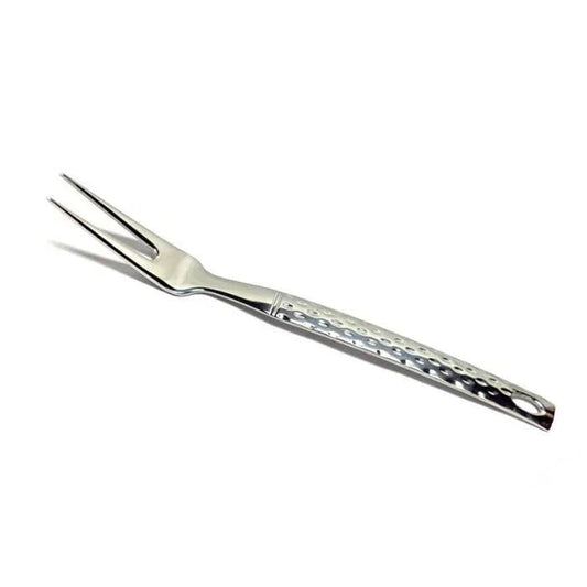 Meat Carving Fork with Hammered Design Handle - PoshaBella