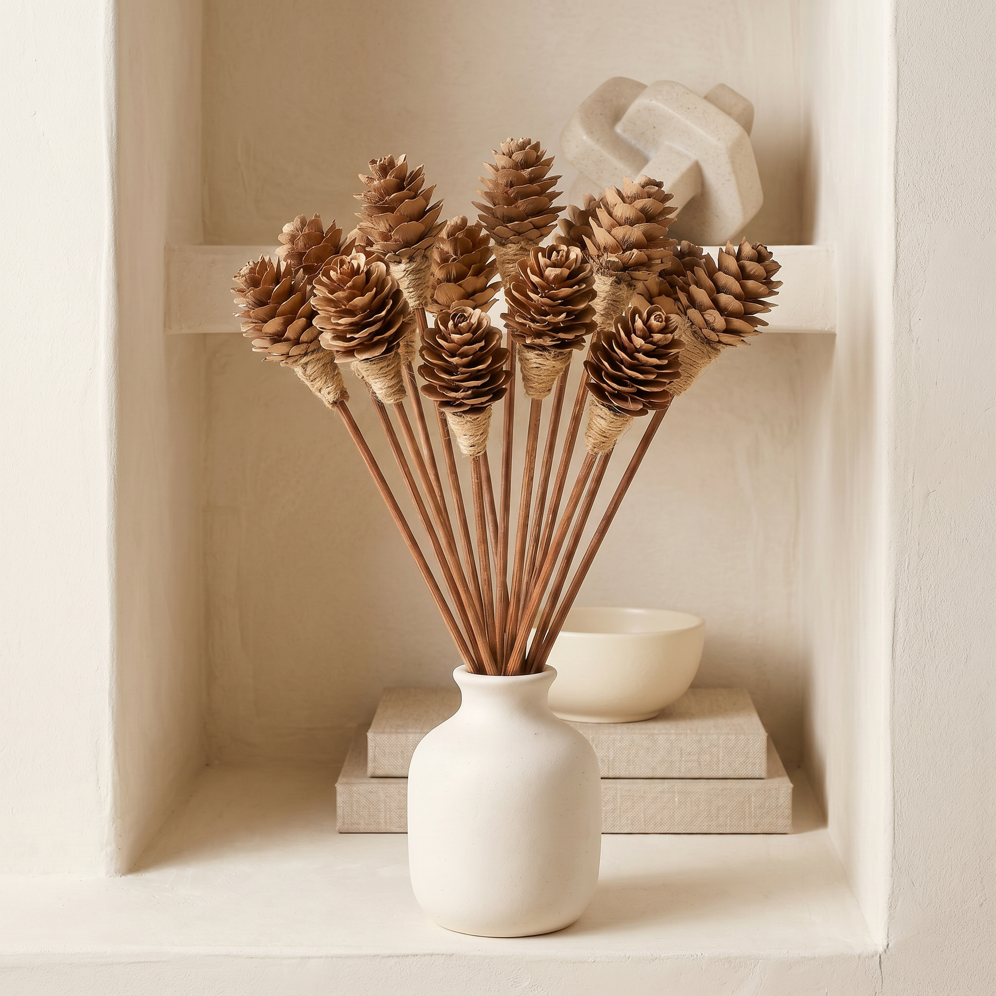 Mini Pinecone Reed Diffuser Sticks, 9" — 16 Pack Sunsum® Intentional Living