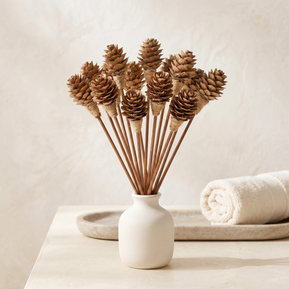 Mini Pinecone Reed Diffuser Sticks, 9" — 16 Pack Sunsum® Intentional Living