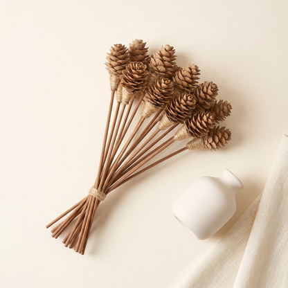 Mini Pinecone Reed Diffuser Sticks, 9" — 16 Pack Sunsum® Intentional Living