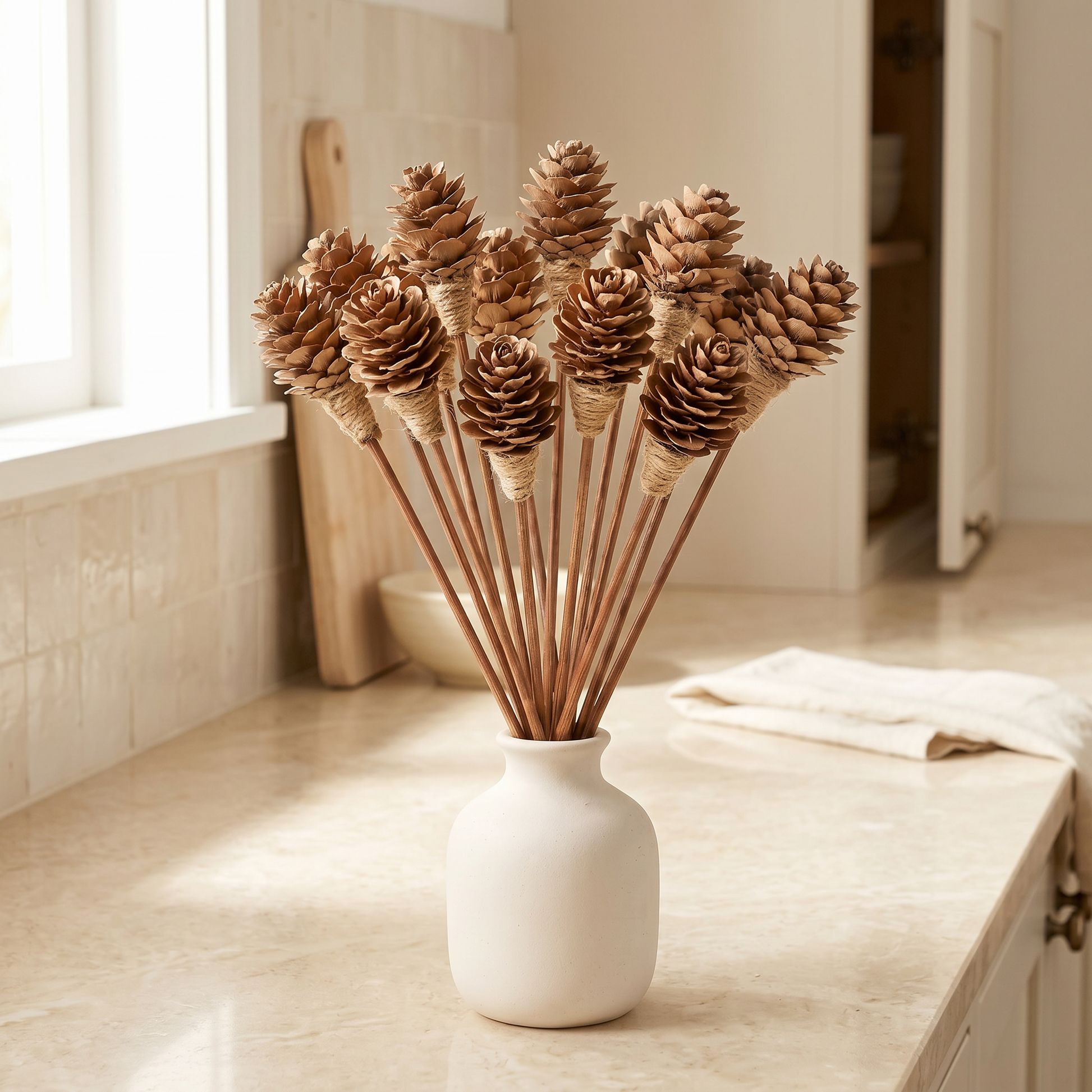 Mini Pinecone Reed Diffuser Sticks, 9" — 16 Pack Sunsum® Intentional Living