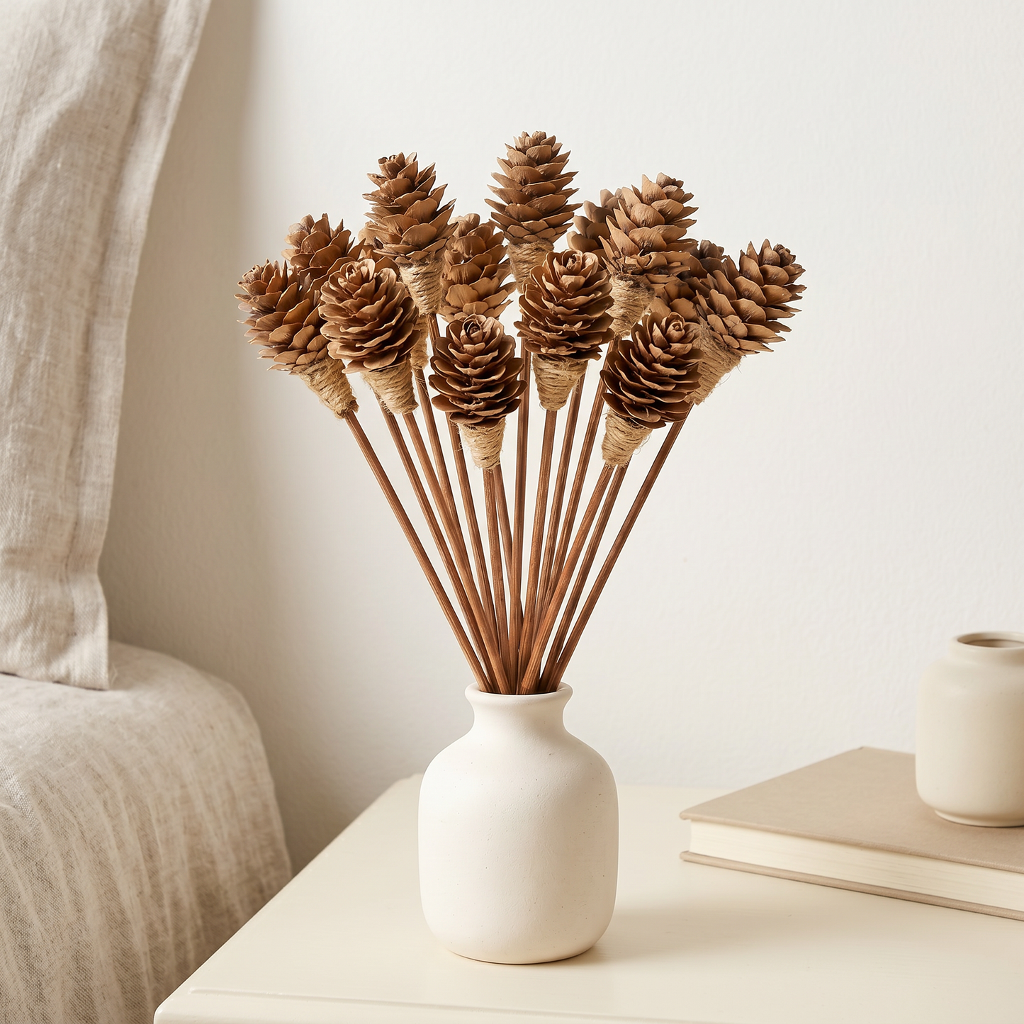 Mini Pinecone Reed Diffuser Sticks, 9" — 16 Pack Sunsum® Intentional Living