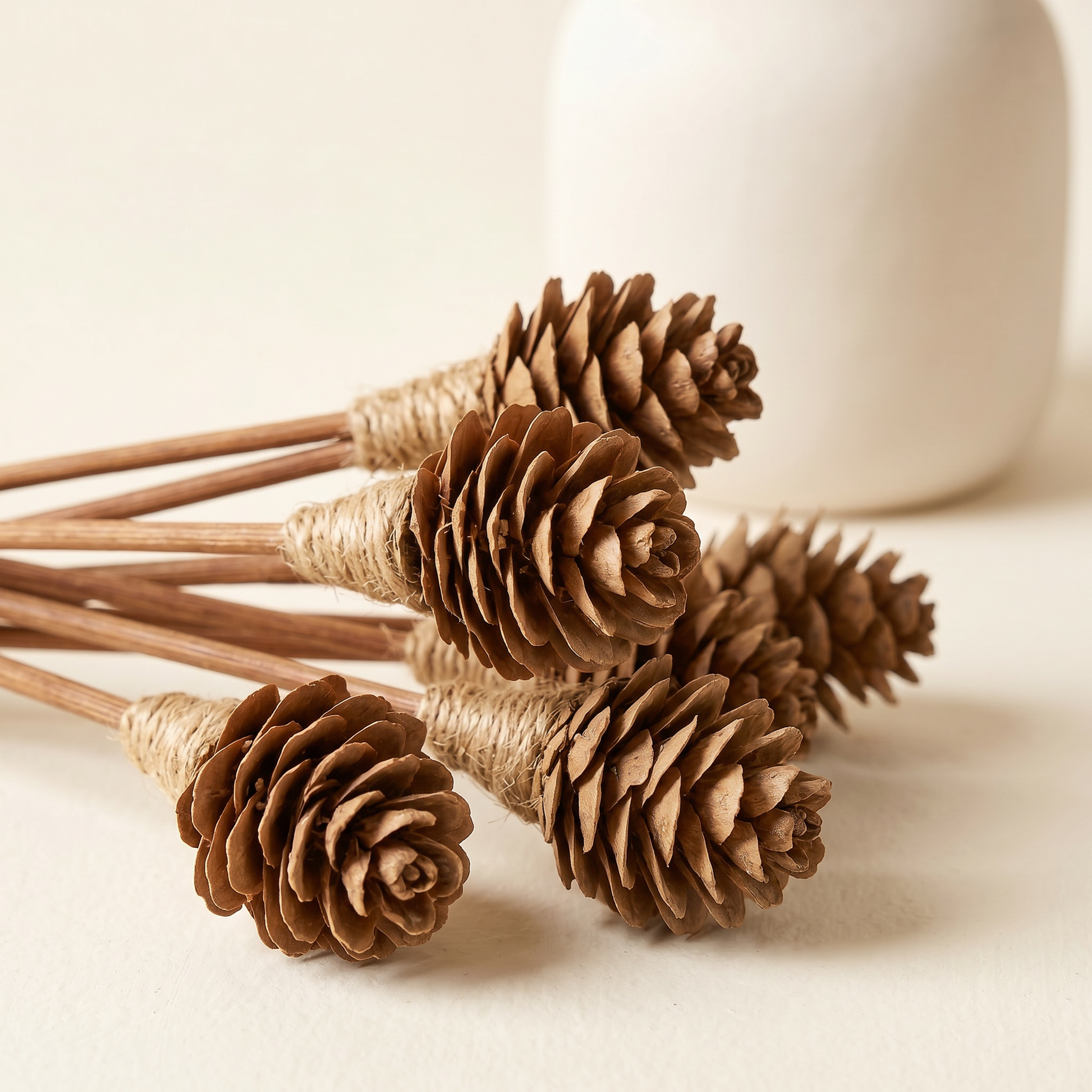 Mini Pinecone Reed Diffuser Sticks, 9" — 16 Pack Sunsum® Intentional Living