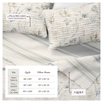 Coral Sea Maze Coastal Quilt Set - Newcomb Collection